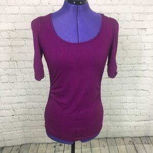 White House Black Market Fuchsia Shirt-WHBM
